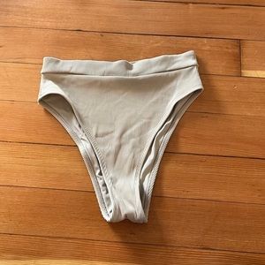 Arie High waisted ribbed bikini bottoms